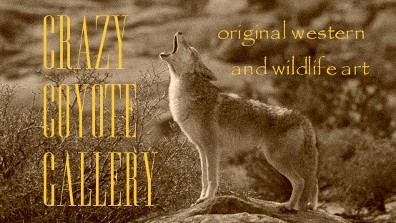 Crazy Coyote Gallery business card